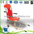 emergency resuce stair stretcher with wheels for ambulance